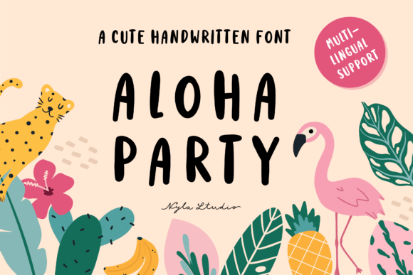 Aloha Party: The Perfect Script Font for Vibrant Web Design