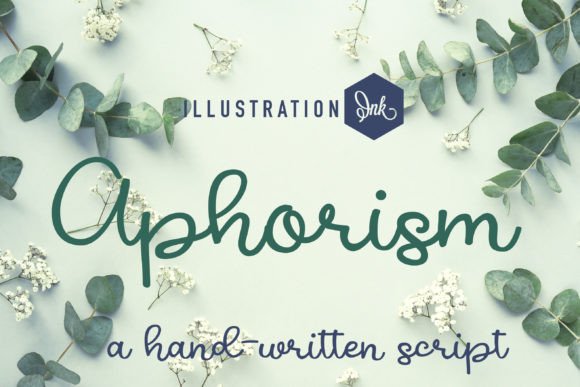 Aphorism: A Handwritten Font for Editorial Storytelling