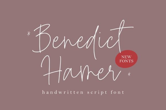 Benedict Hamer: The Handwritten Script Font for Polished Brand Identity