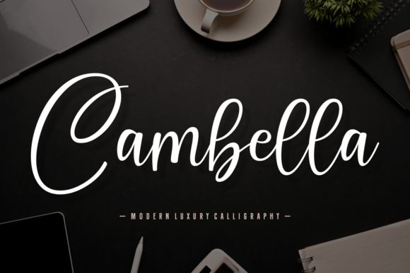 Cambella: A Graceful Script Typeface for Modern Web Design
