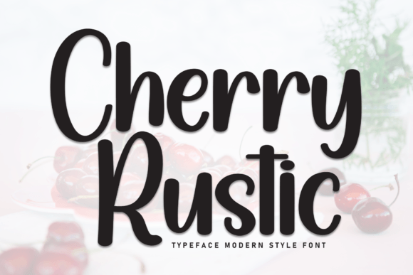 Cherry Rustic: A Handwritten Typeface for Engaging Editorial Design