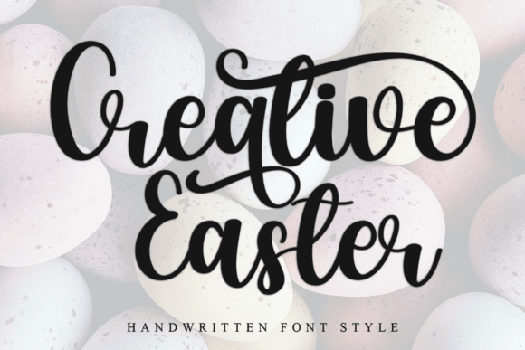 Creative Easter: The Perfect Script Font for Handmade Crafts