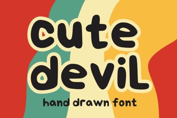 Cute Devil Typeface Review: A Friendly Display Font for Editorial Design