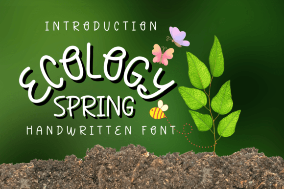 Ecology Spring: A Handwritten Typeface for Authentic Branding