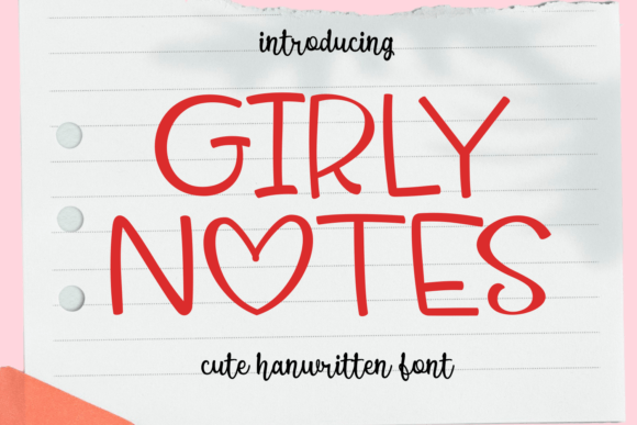 Girly Notes: The Perfect Handwritten Font for Crafters and Sellers