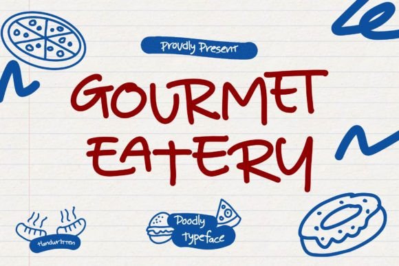 Gourmet Eatery: A Playful Script Typeface for Modern Web Design