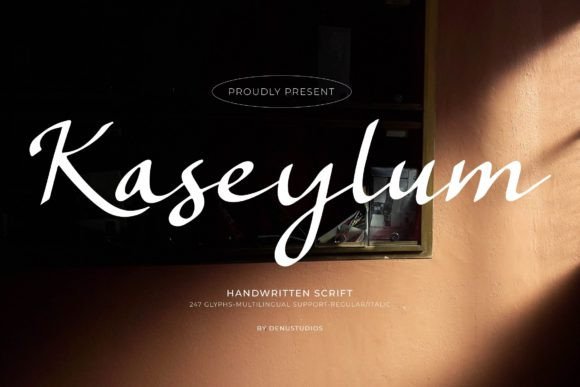 Kaseylum Script Font: Elevate Brand Identity with Luxury Typography