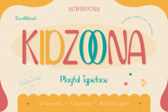 Kidzoona: The Cheerful Typeface That Elevates Small Business Branding