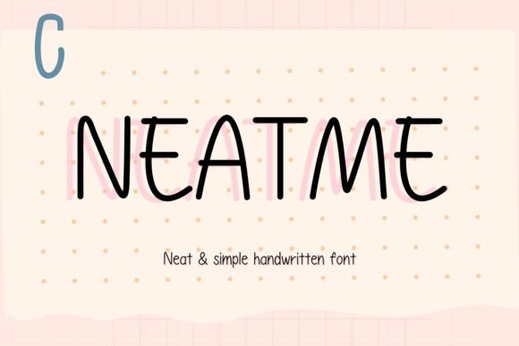 Neatme: The Handwritten Typeface for Modern Web Design