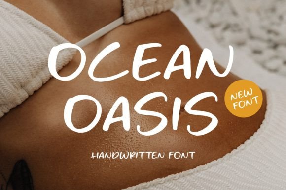 Ocean Oasis: A Handwritten Typeface for Authentic Brand Identity