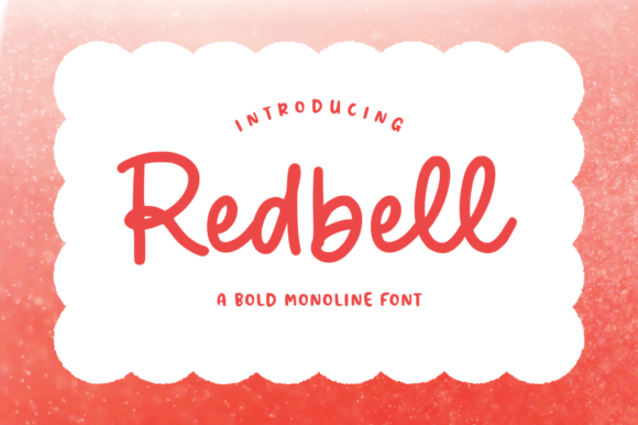 Redbell: A Bold Script Font for Strong Brand Identity