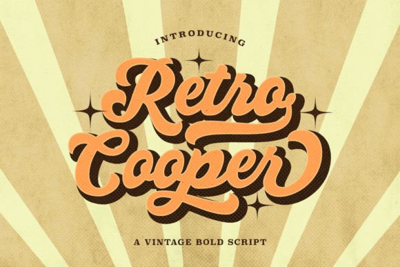 Retro Cooper: The Bold Script Typeface That Elevates Campaign Visuals