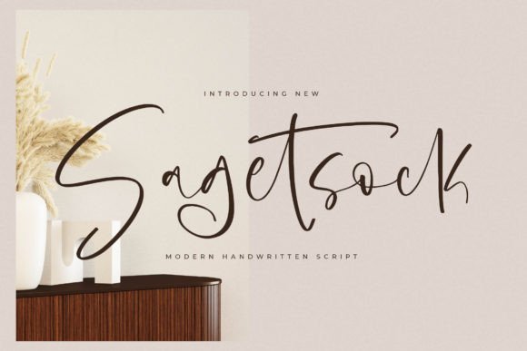 Sagetsock: The Modern Handwritten Script for Digital Brand Identity