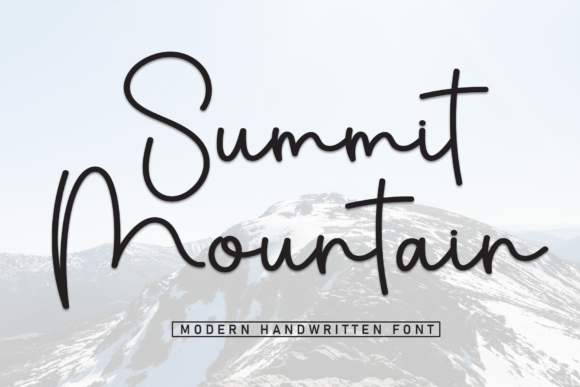 Summit Mountain: The Elegant Script Font for Modern Brand Identity