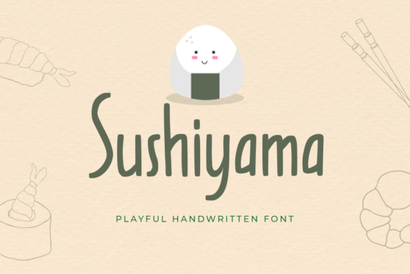 Sushiyama: The Handwritten Typeface That Brings Your Crafts to Life